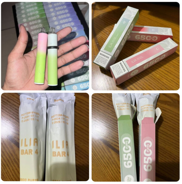 ILIA BAR4 6500 Puffs 哩啞4代拋棄式電子煙 711到付