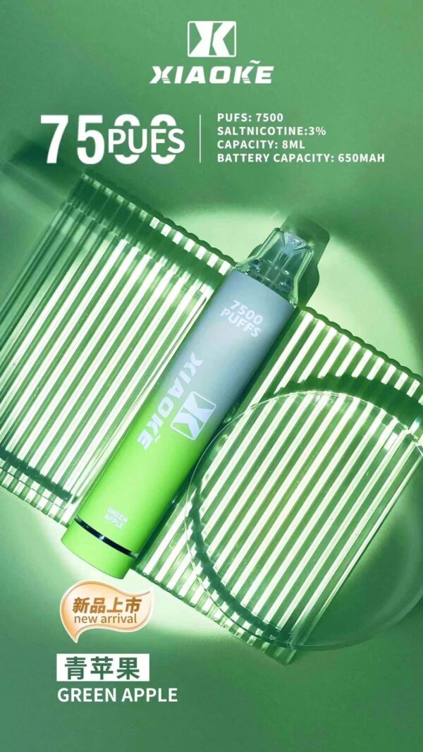 XIAOKE 7500 PUFFS 梟客棄式抛電子煙 一次性霧化桿推薦·
