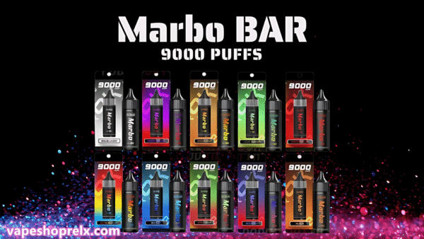 【台灣現貨】Marbo Bar 9000 Puffs 拋棄式電子煙｜泰國爆款 高人氣推薦